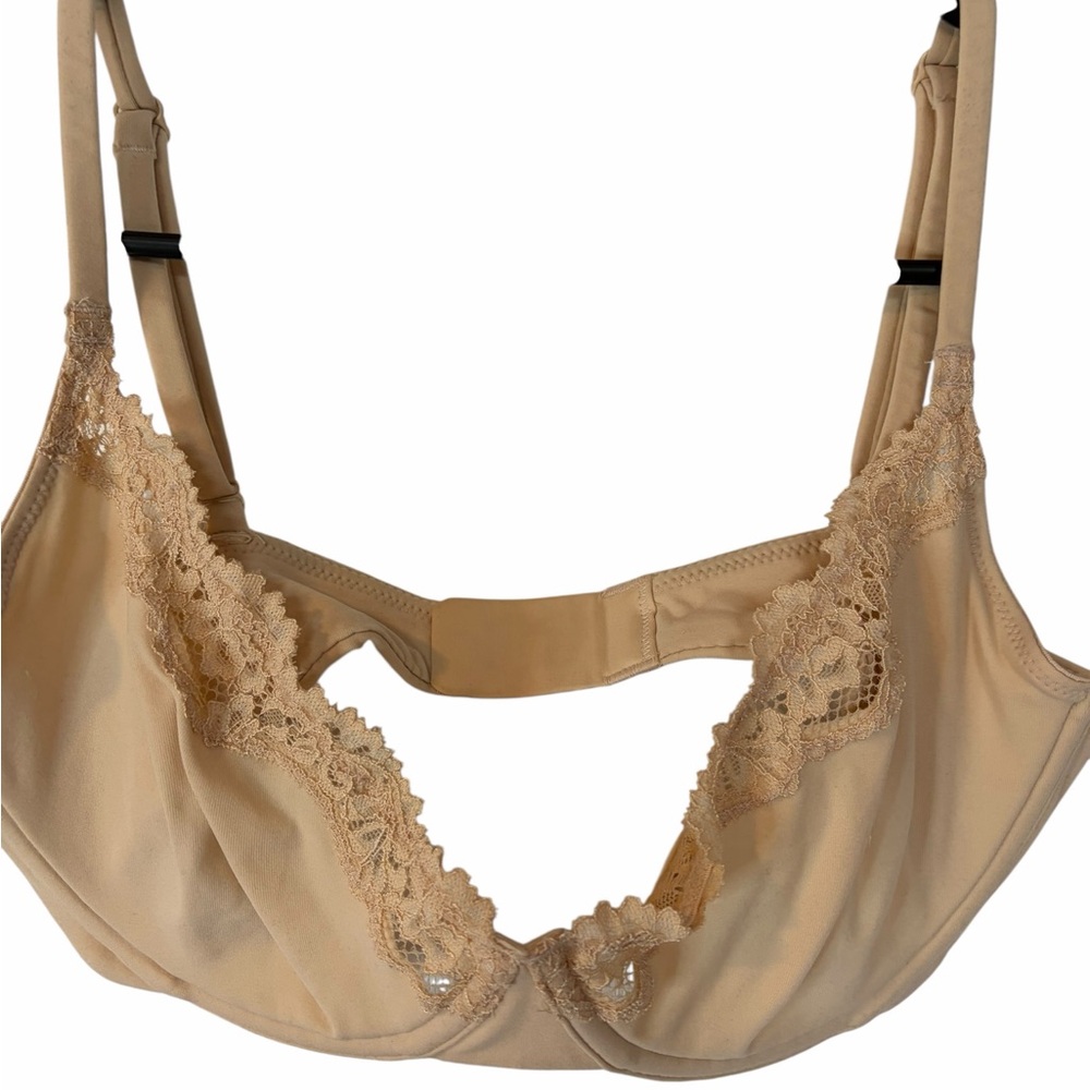 SKIMS Nude Lace Trim Underwire Bra – NWOT | Size 34D